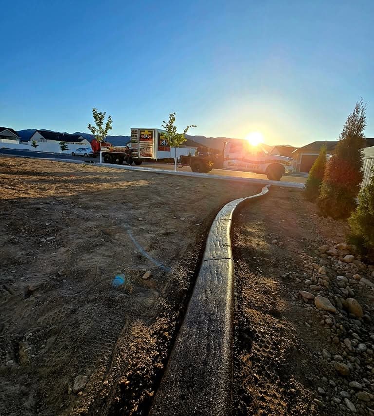 Edge Envy concrete curbing project