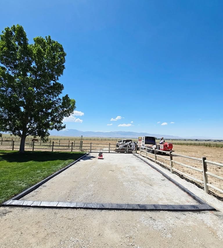 Edge Envy concrete curbing project