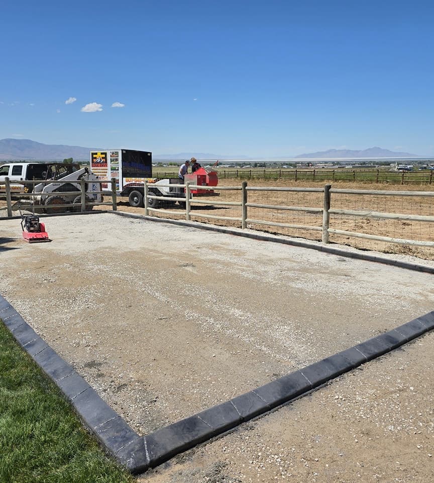 Edge Envy concrete curbing project